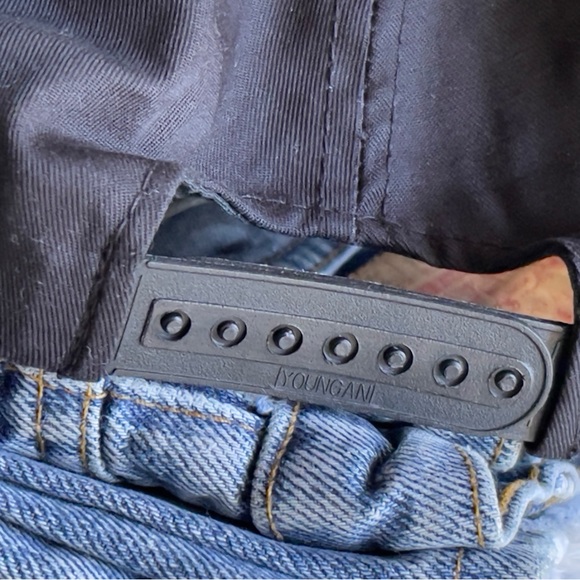 Vintage 90s Chicago Bulls Logo G Cap Snapback Hat NBA - Picture 9 of 11